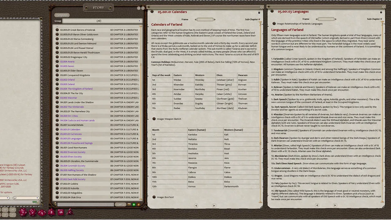 Fantasy Grounds - World of Farland Campaign Setting Screenshot 0