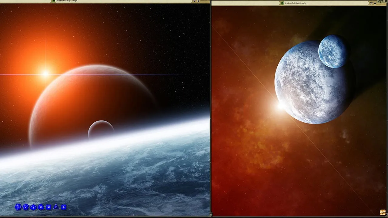Fantasy Grounds - Star Battles: Orbital Sunrise Space Map Pack Screenshot 1
