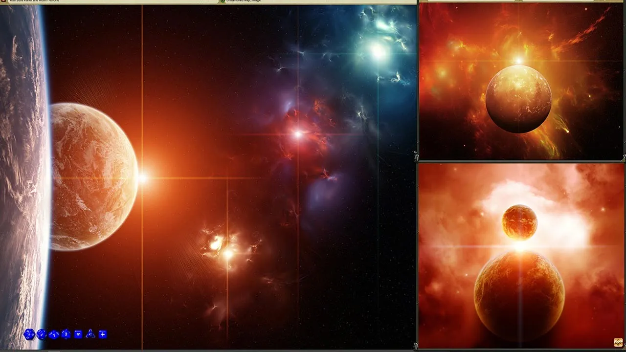 Fantasy Grounds - Star Battles: Orbital Sunrise Space Map Pack Screenshot 4