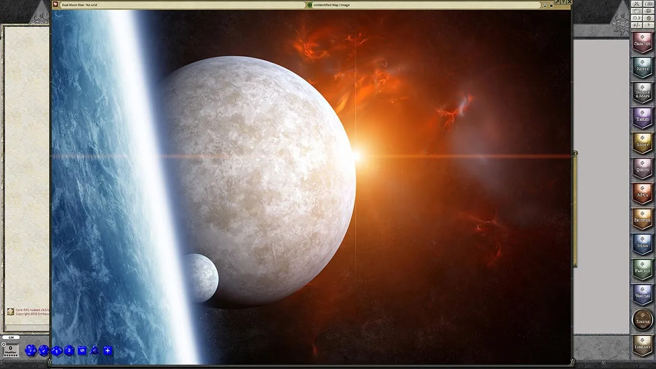 Fantasy Grounds - Star Battles: Orbital Sunrise Space Map Pack Screenshot 3