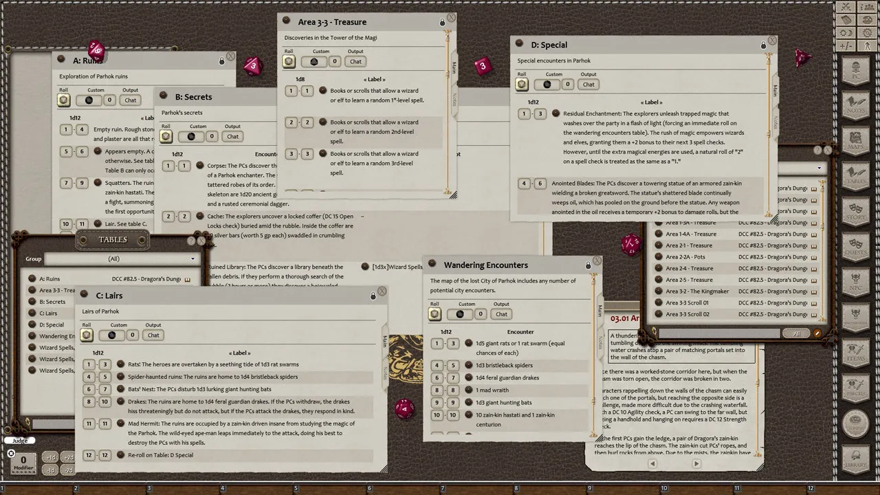 Fantasy Grounds - Dungeon Crawl Classics #82.5: Dragora's Dungeon Screenshot 2