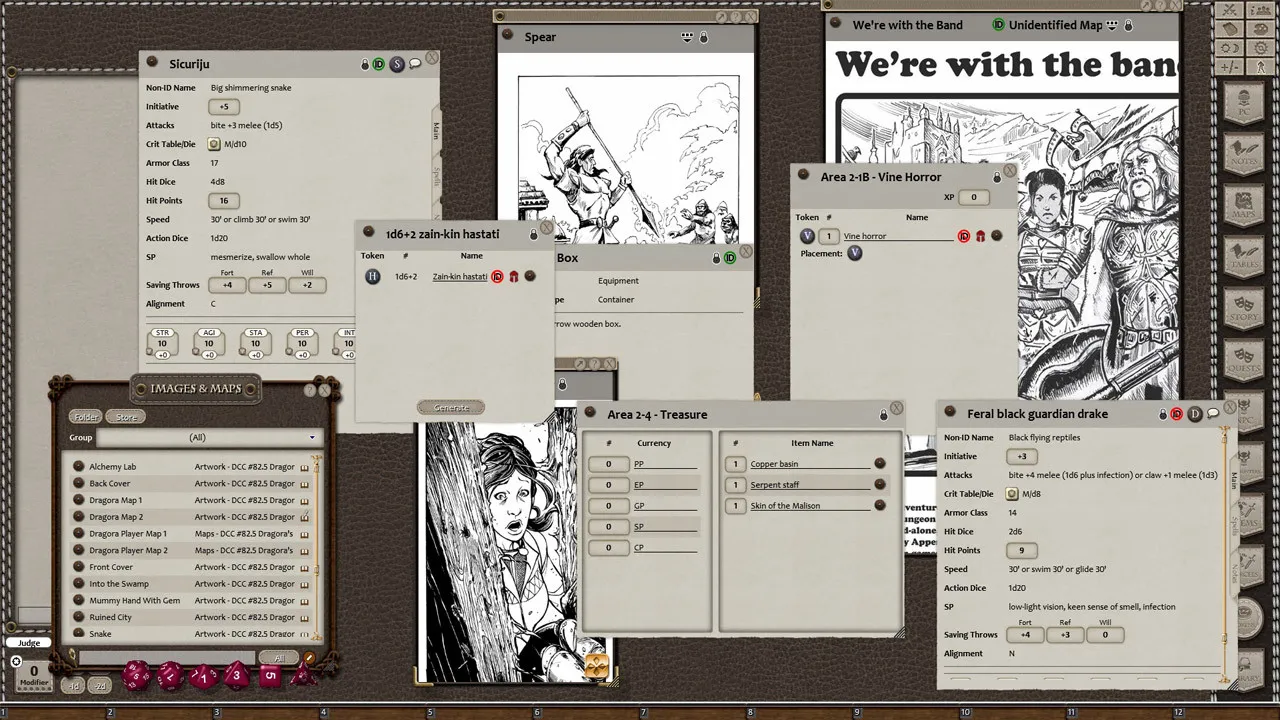 Fantasy Grounds - Dungeon Crawl Classics #82.5: Dragora's Dungeon Screenshot 1