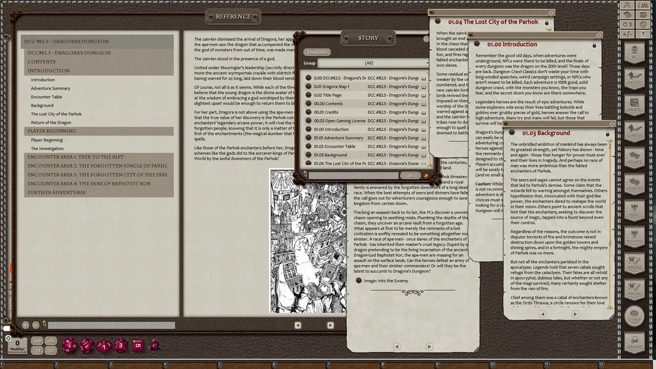 Fantasy Grounds - Dungeon Crawl Classics #82.5: Dragora's Dungeon Screenshot 0