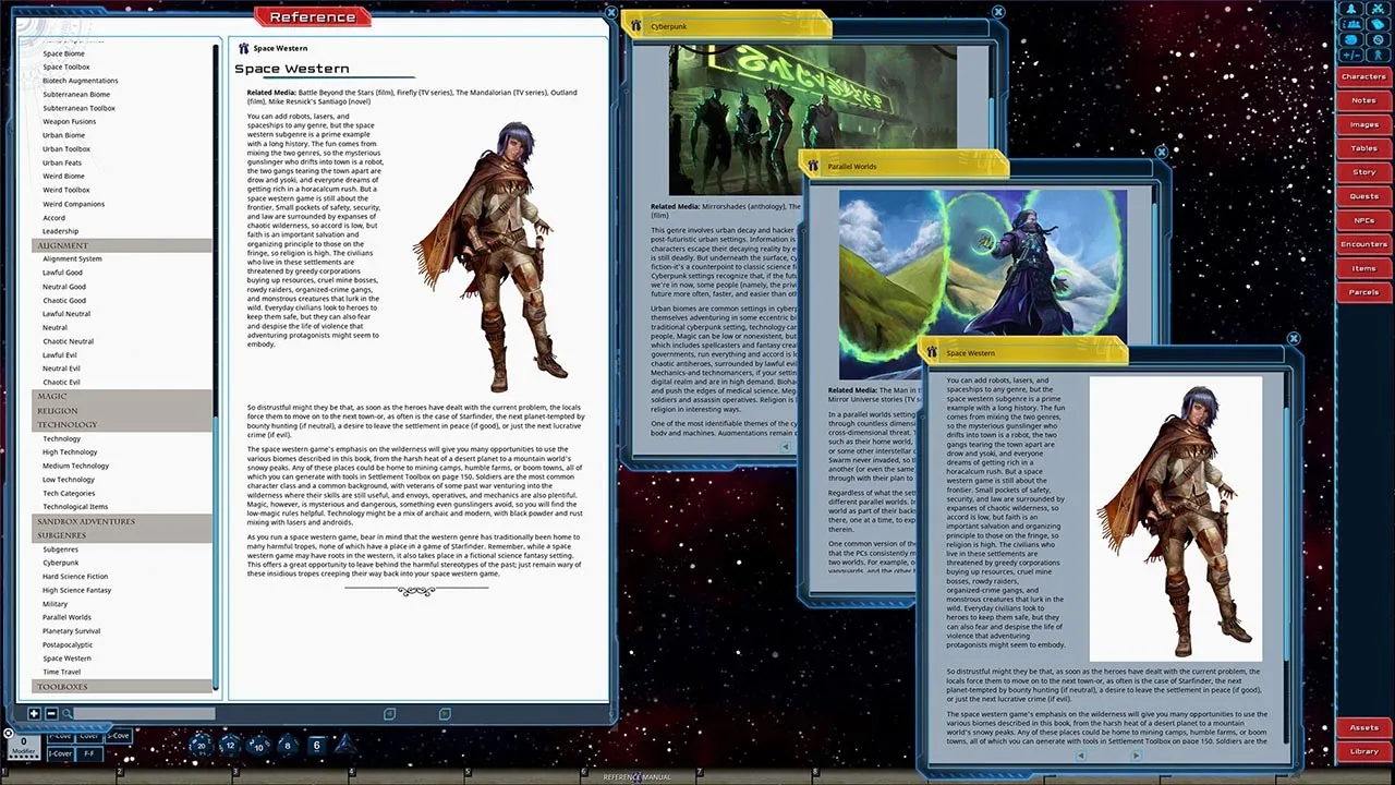 Fantasy Grounds - Starfinder RPG - Starfinder Galaxy Exploration Manual Screenshot 2