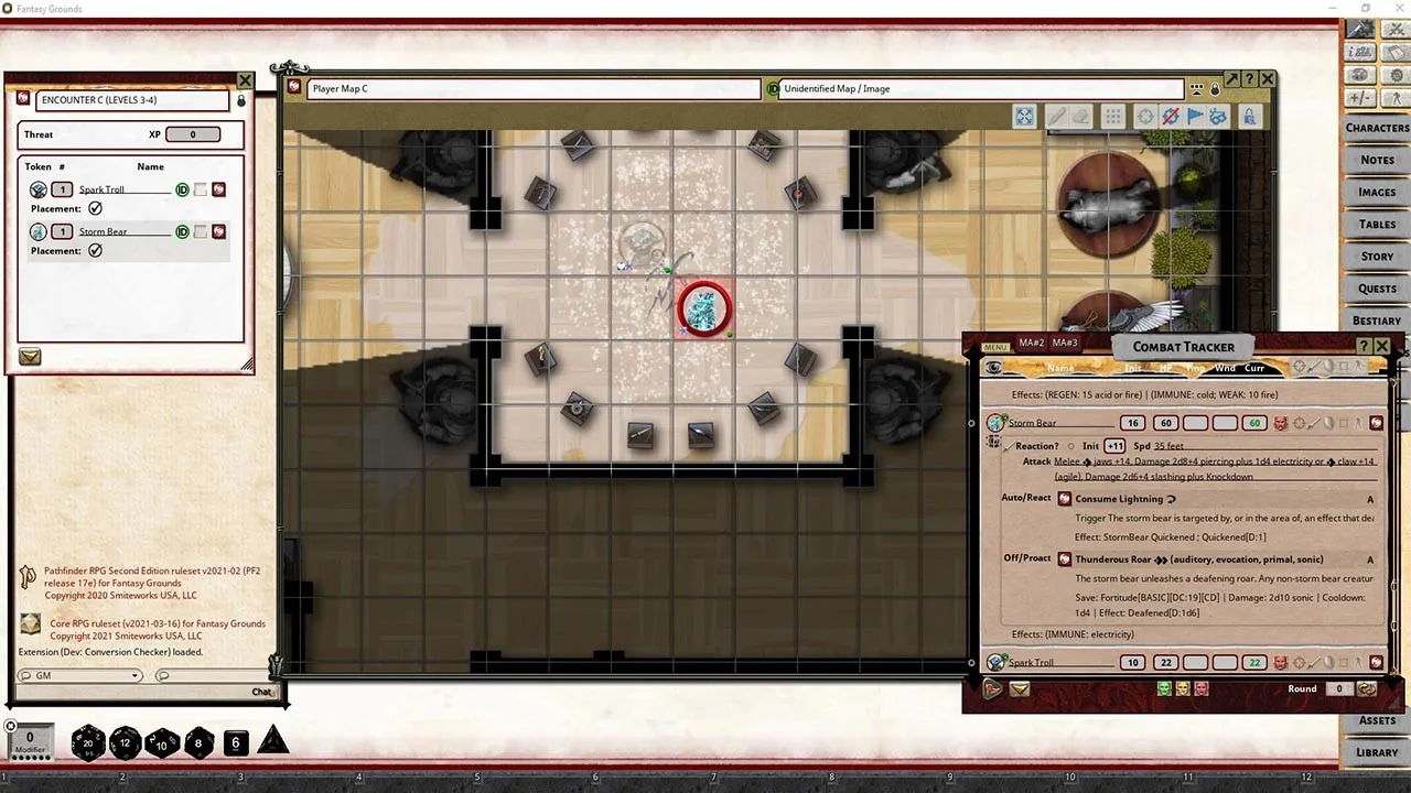 Fantasy Grounds - Pathfinder 2 RPG - Pathfinder Society Scenario #2-05: Balancing the Scales Screenshot 0