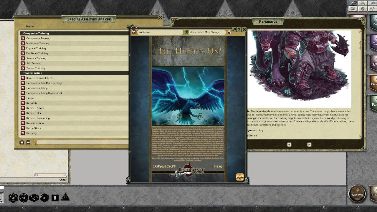 Fantasy Grounds - Legendary Hunters Screenshot 1