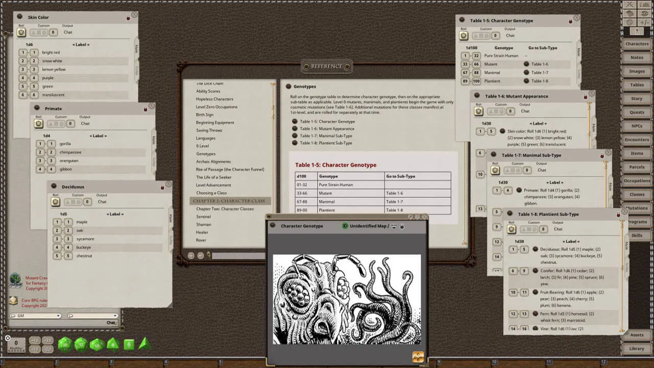 Fantasy Grounds - Mutant Crawl Classics Role Playing Game Screenshot 1