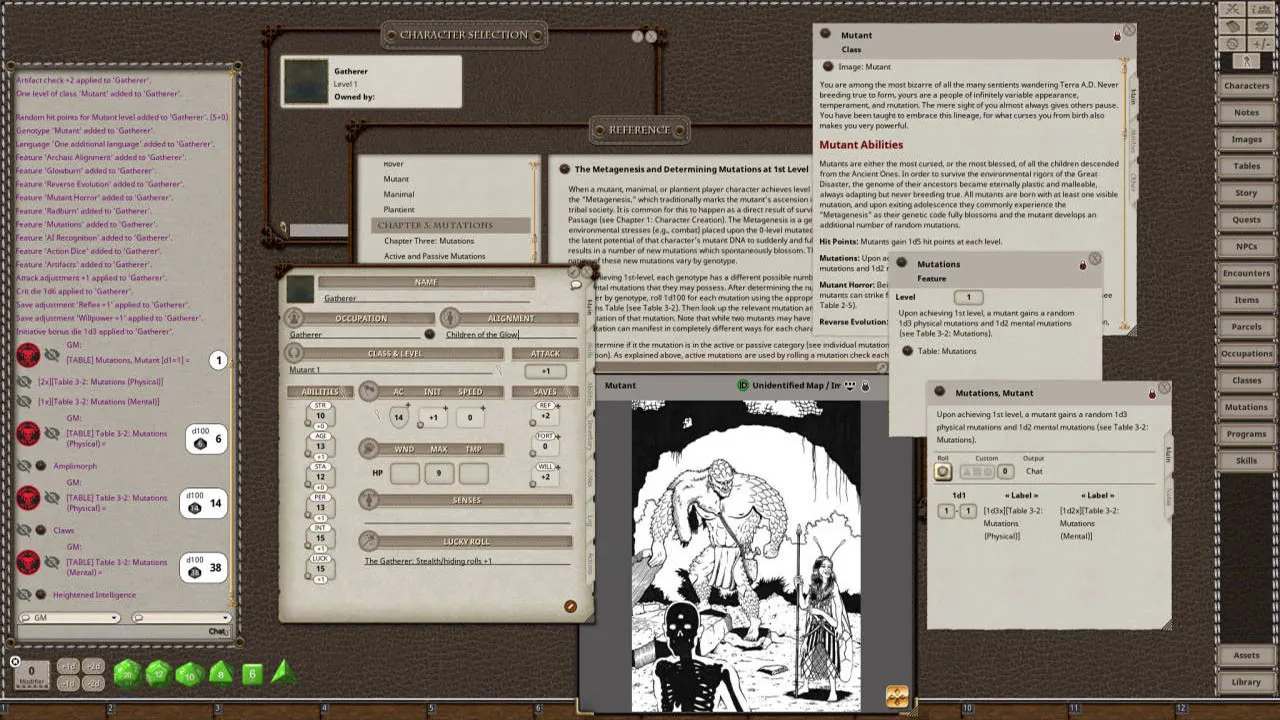 Fantasy Grounds - Mutant Crawl Classics Role Playing Game Screenshot 3