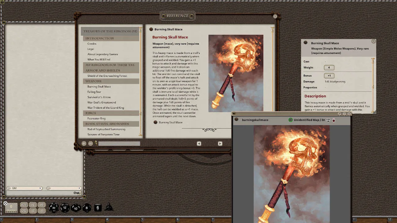 Fantasy Grounds - Treasury of the Kingdom (5E) Screenshot 1