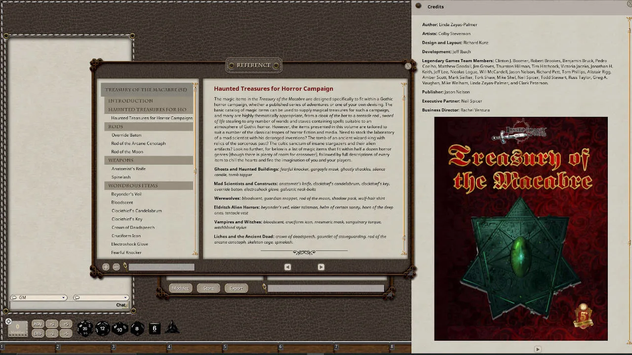Fantasy Grounds - Treasury of the Macabre Screenshot 1
