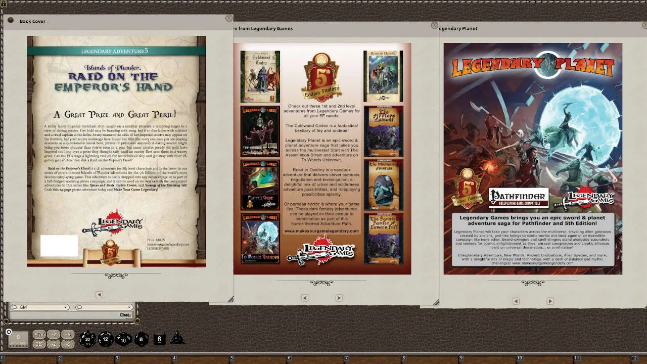 Fantasy Grounds - Islands of Plunder: Raid on the Emperor's Hand Screenshot 4