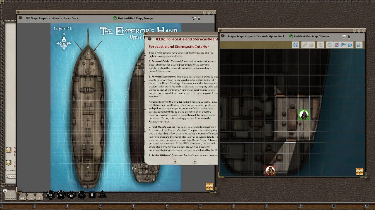 Fantasy Grounds - Islands of Plunder: Raid on the Emperor's Hand Screenshot 3
