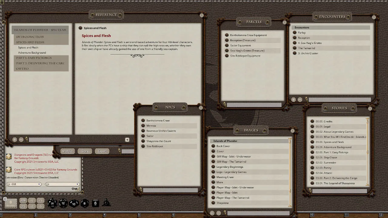 Fantasy Grounds - Islands of Plunder: Spices and Flesh Screenshot 3