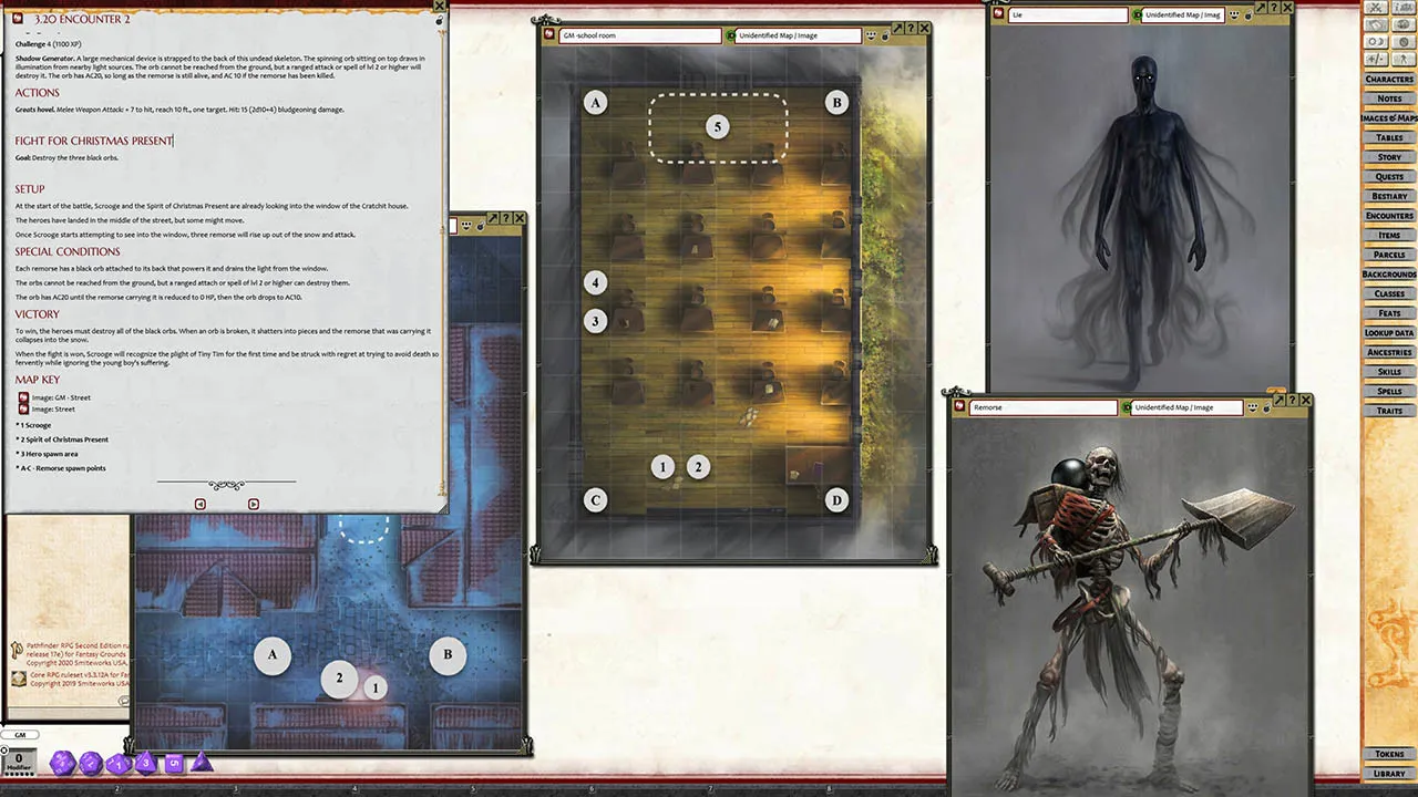 Fantasy Grounds - A Christmas Carol Adventure & Maps Screenshot 1