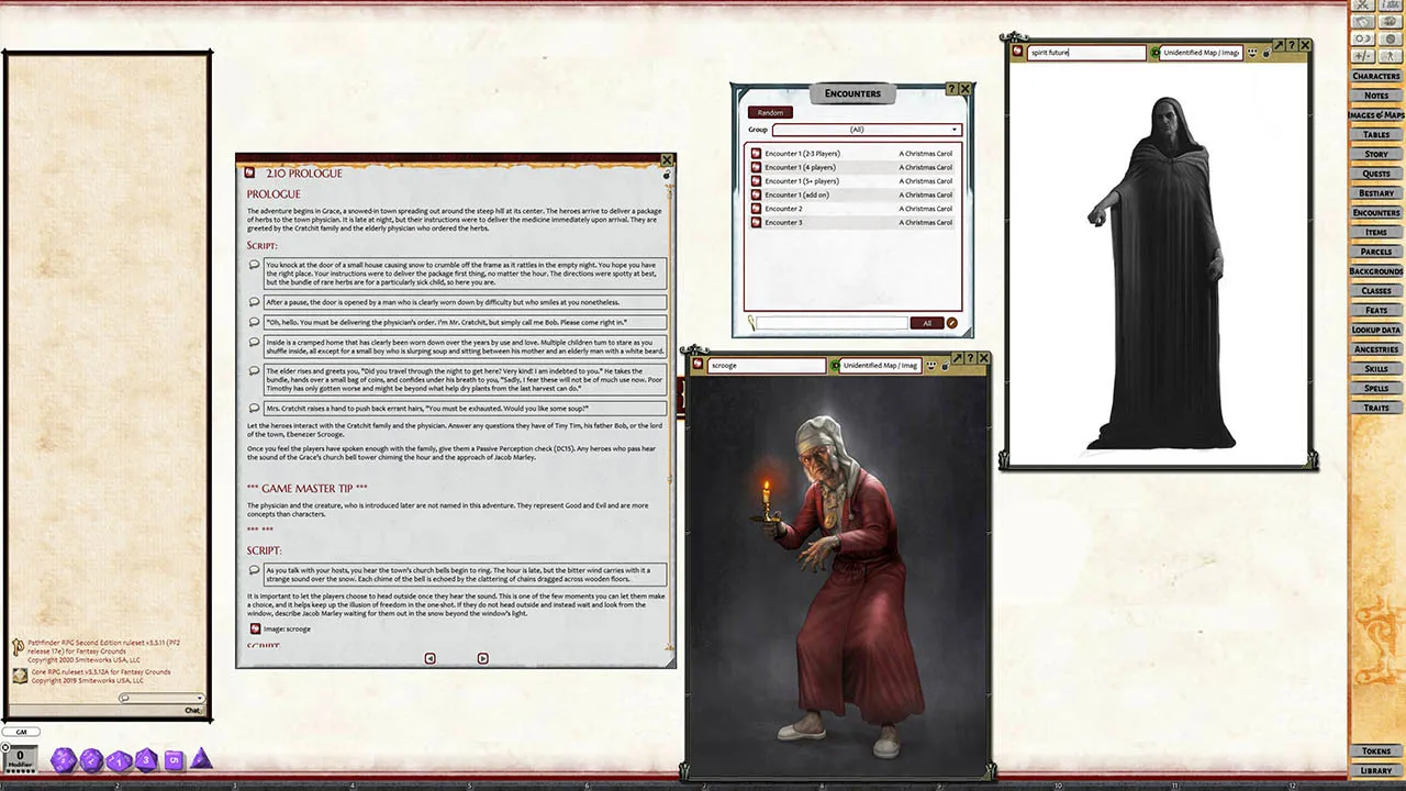 Fantasy Grounds - A Christmas Carol Adventure & Maps Screenshot 0
