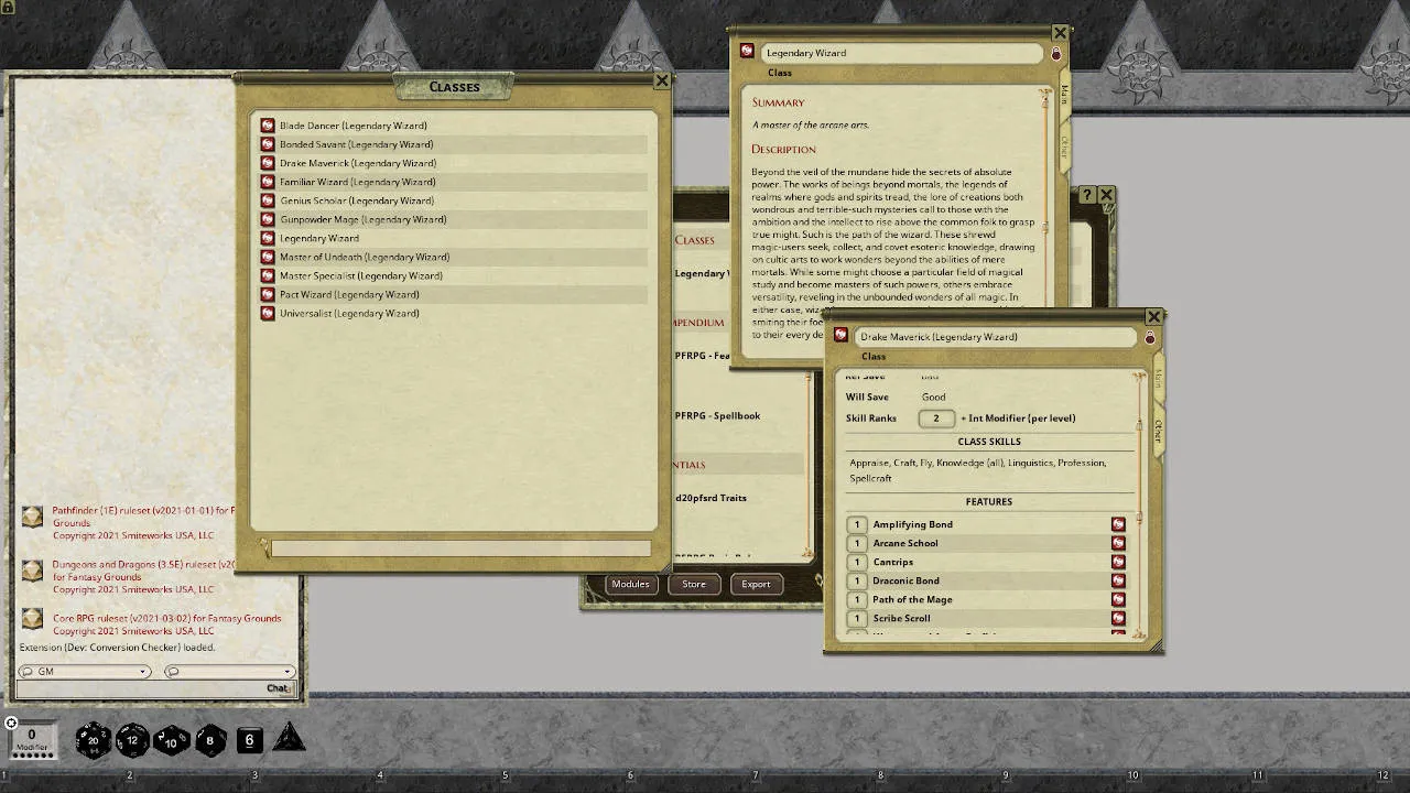 Fantasy Grounds - Legendary Wizards Screenshot 0