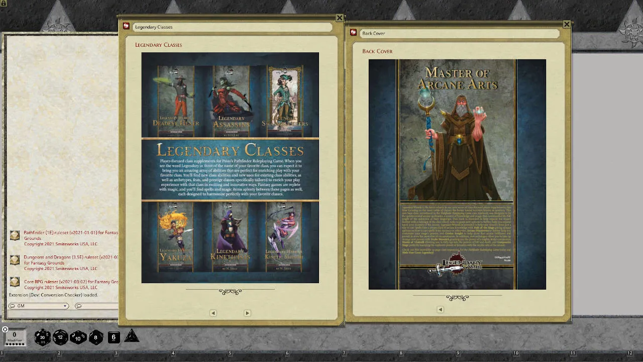 Fantasy Grounds - Legendary Wizards Screenshot 3