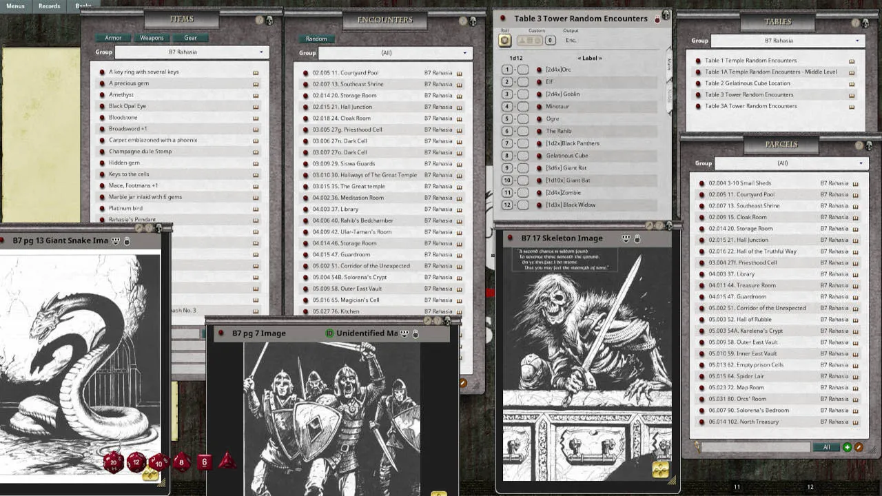 Fantasy Grounds - D&D Classics: B7 Rahasia (Basic) Screenshot 2