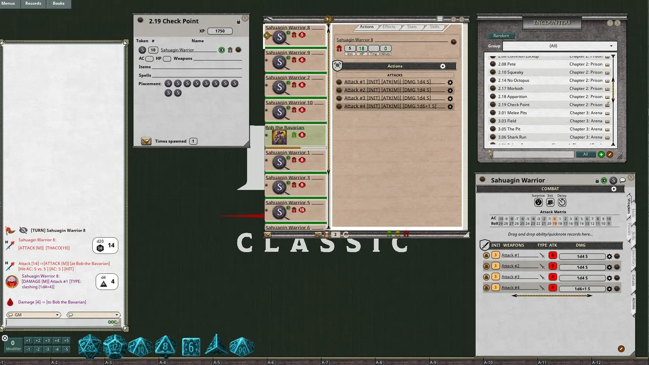 Fantasy Grounds - D&D Classics - Sea of Blood (2E) Screenshot 1