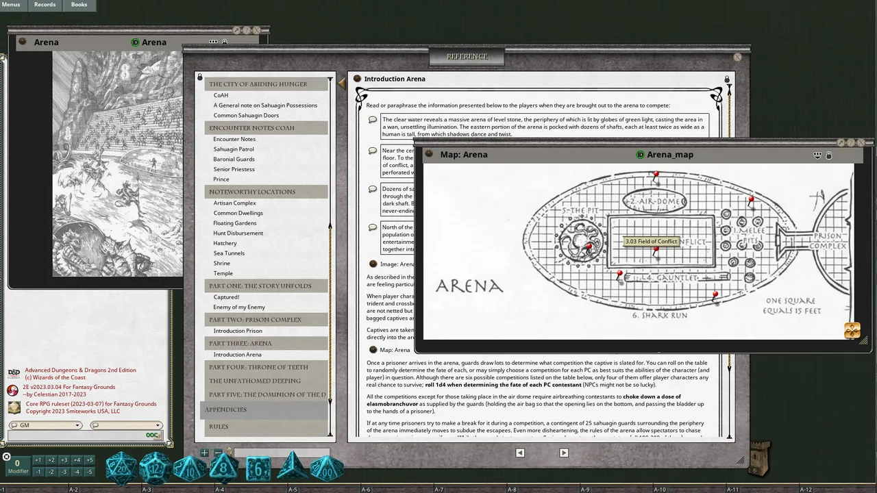 Fantasy Grounds - D&D Classics - Sea of Blood (2E) Screenshot 4