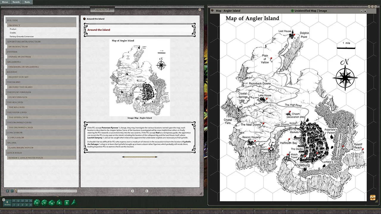 Fantasy Grounds - D&D Classics: Evil Tide (2E) Screenshot 1