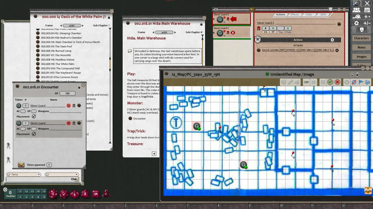 Fantasy Grounds - D&D Classics: I4 Oasis of the White Palm (1E) Screenshot 4