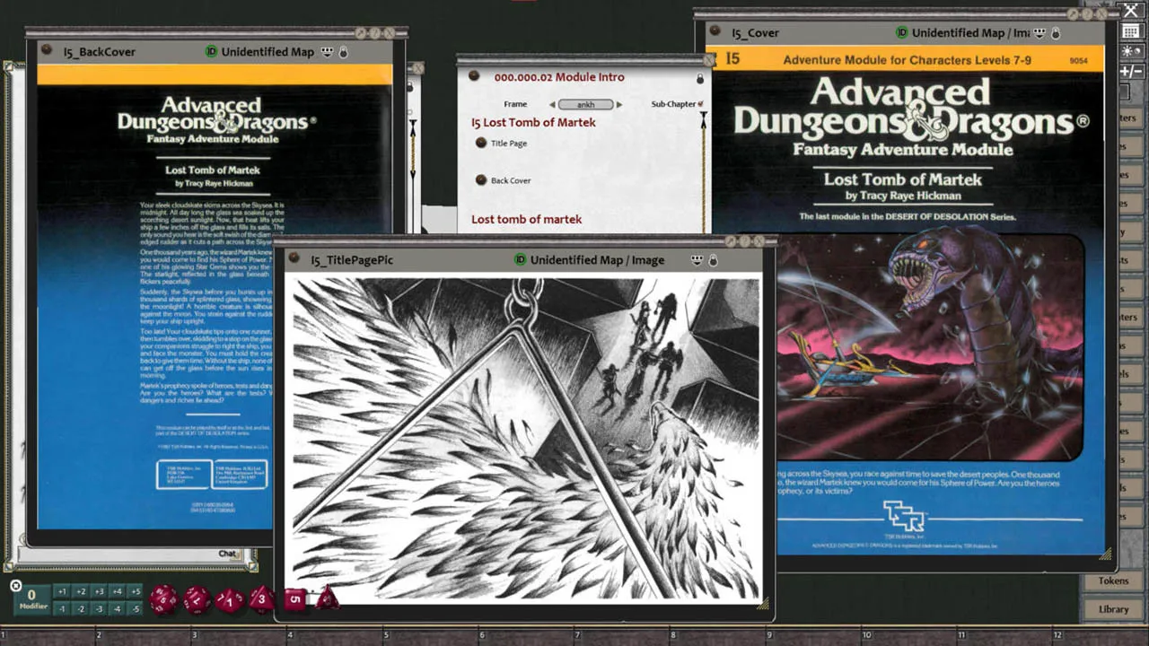 Fantasy Grounds - D&D Classics: I5 Lost Tomb of Martek (1E) Screenshot 1