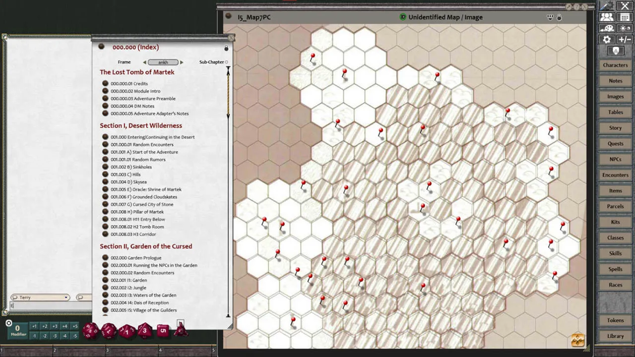 Fantasy Grounds - D&D Classics: I5 Lost Tomb of Martek (1E) Screenshot 2