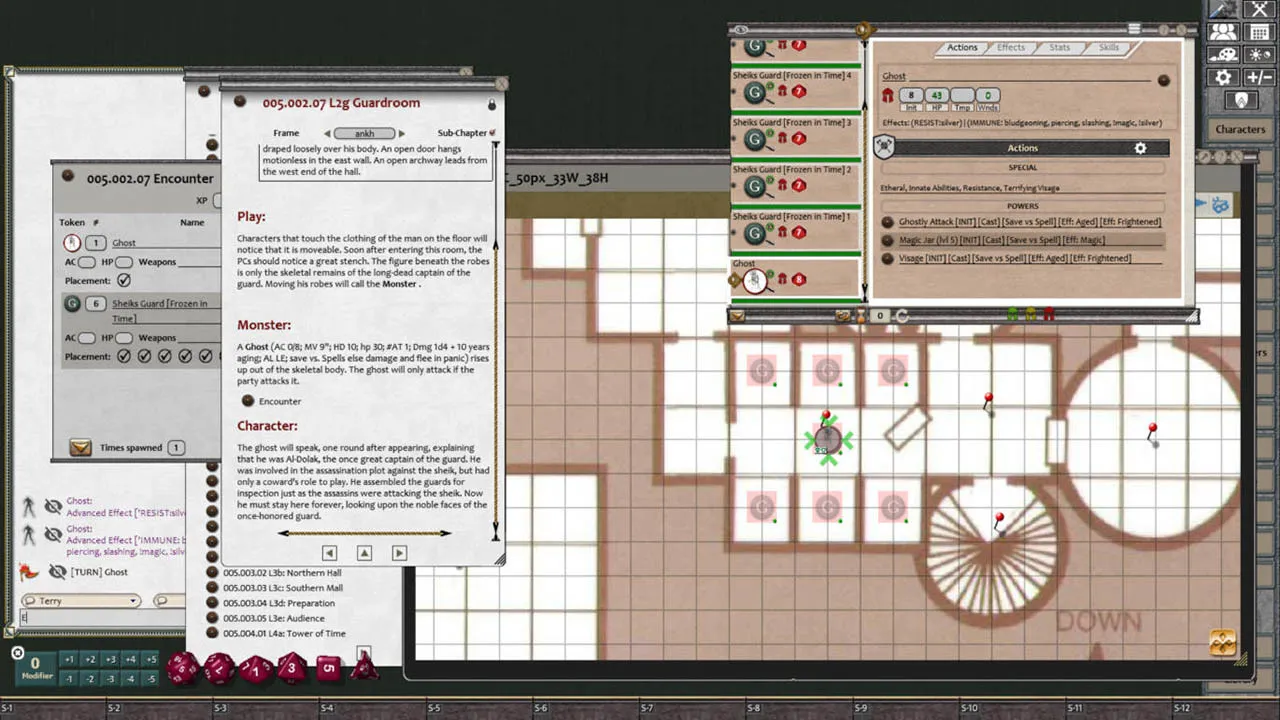 Fantasy Grounds - D&D Classics: I5 Lost Tomb of Martek (1E) Screenshot 0