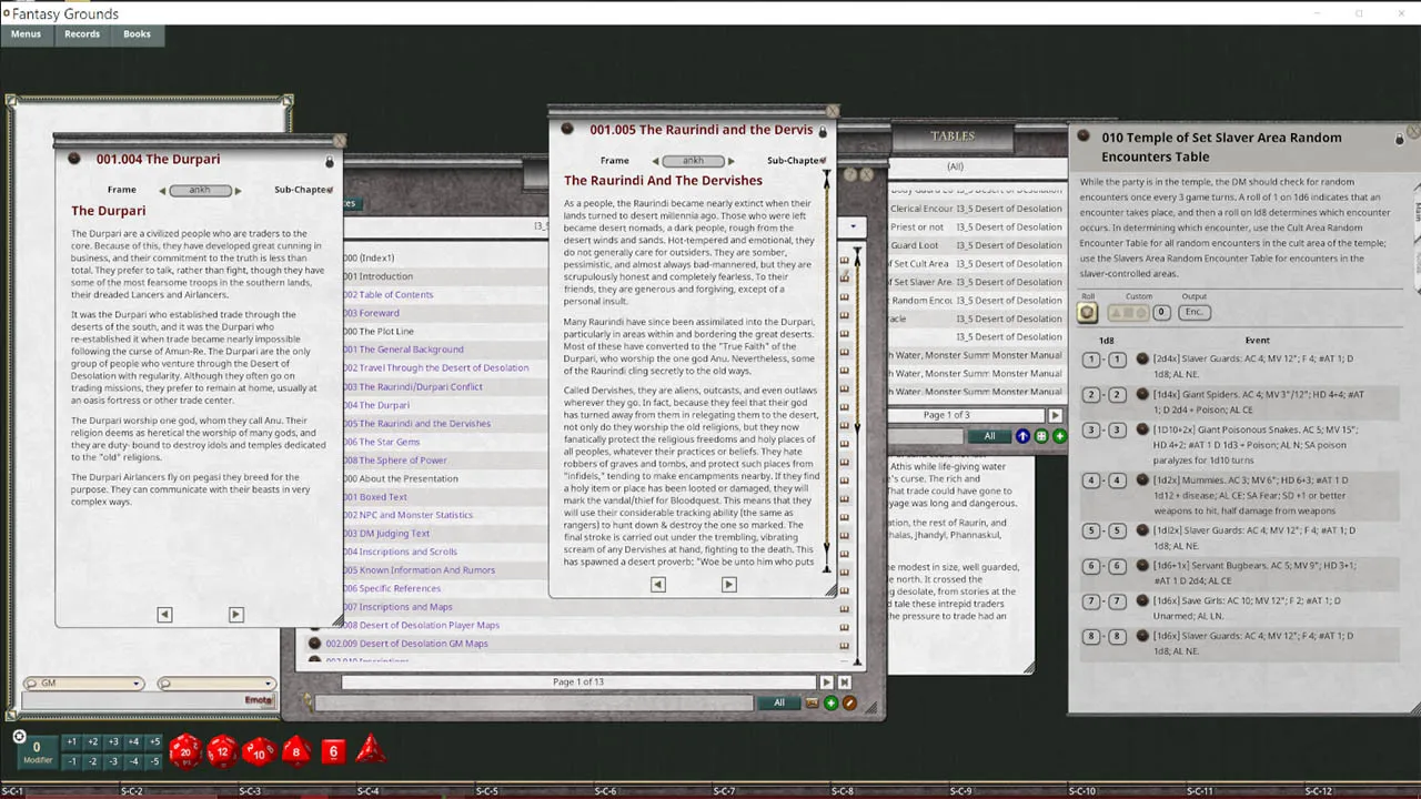Fantasy Grounds - D&D Classics: I3-5 Desert of Desolation (1E) Screenshot 1