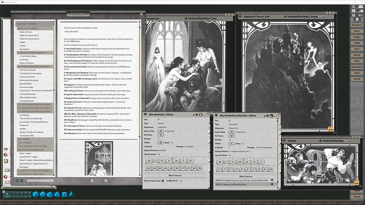 Fantasy Grounds - D&D Classics: Ravenloft: Realm of Terror (2E) Screenshot 5