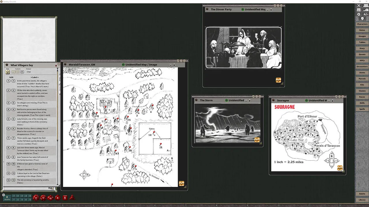 Fantasy Grounds - RQ1 Night of the Walking Dead (2E) Screenshot 2
