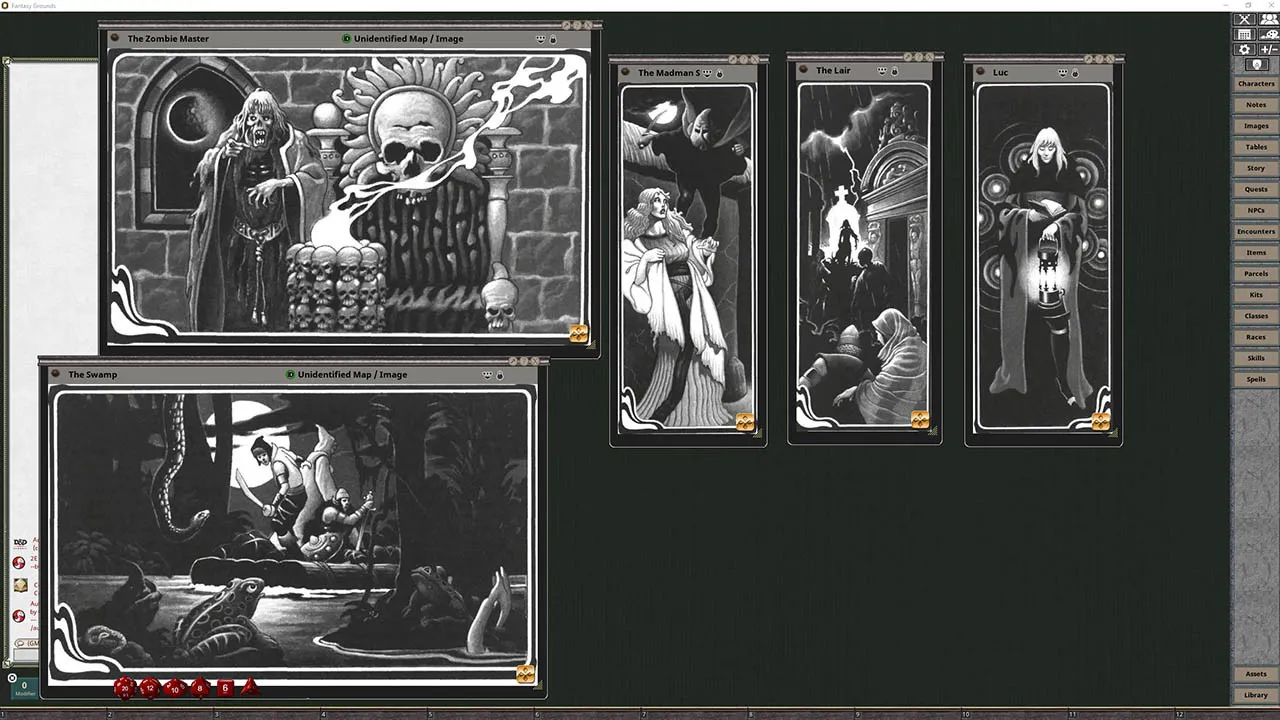 Fantasy Grounds - RQ1 Night of the Walking Dead (2E) Screenshot 1