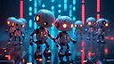 AI-VJ - Robots 3 Visuals Screenshot 9