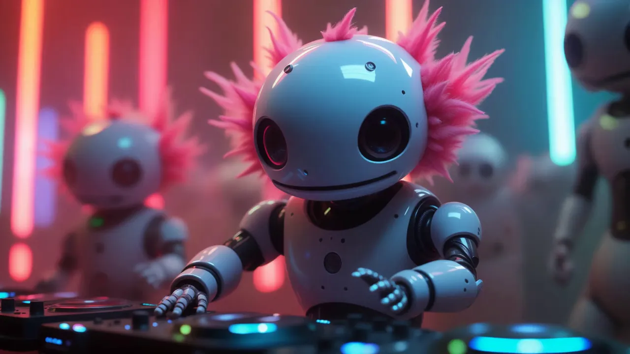 AI-VJ - Robots 3 Visuals Screenshot 4