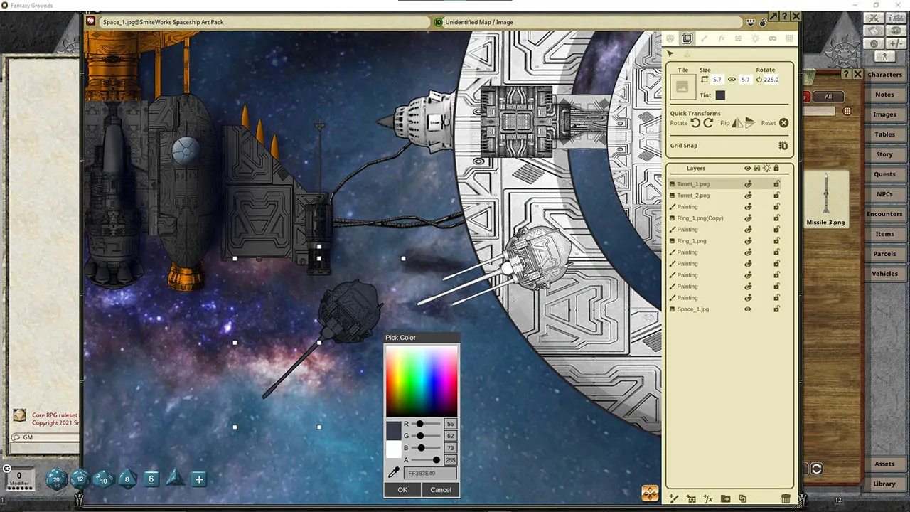 Fantasy Grounds - Fantasy Grounds Spaceship Art Pack Screenshot 5