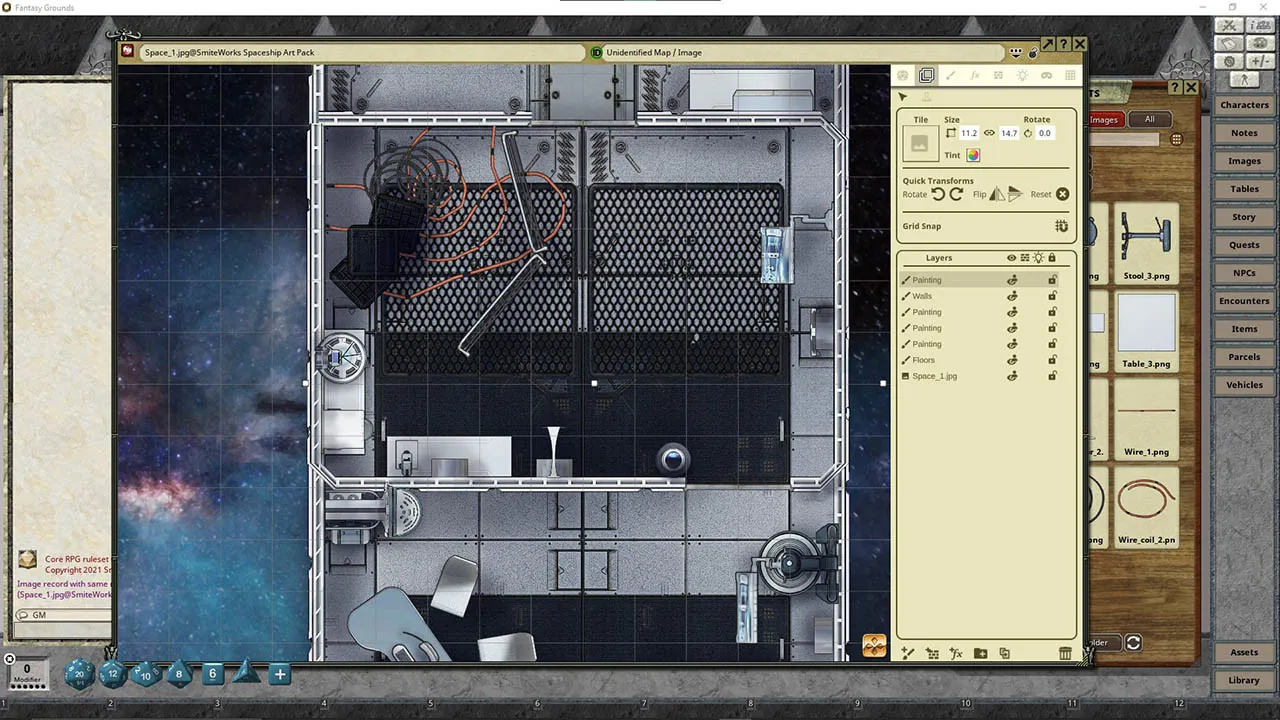 Fantasy Grounds - Fantasy Grounds Scifi Interiors Map Pack Screenshot 2