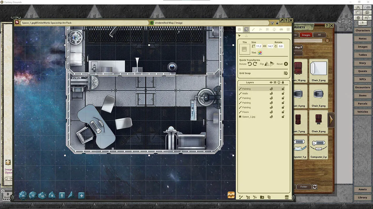 Fantasy Grounds - Fantasy Grounds Scifi Interiors Map Pack Screenshot 4