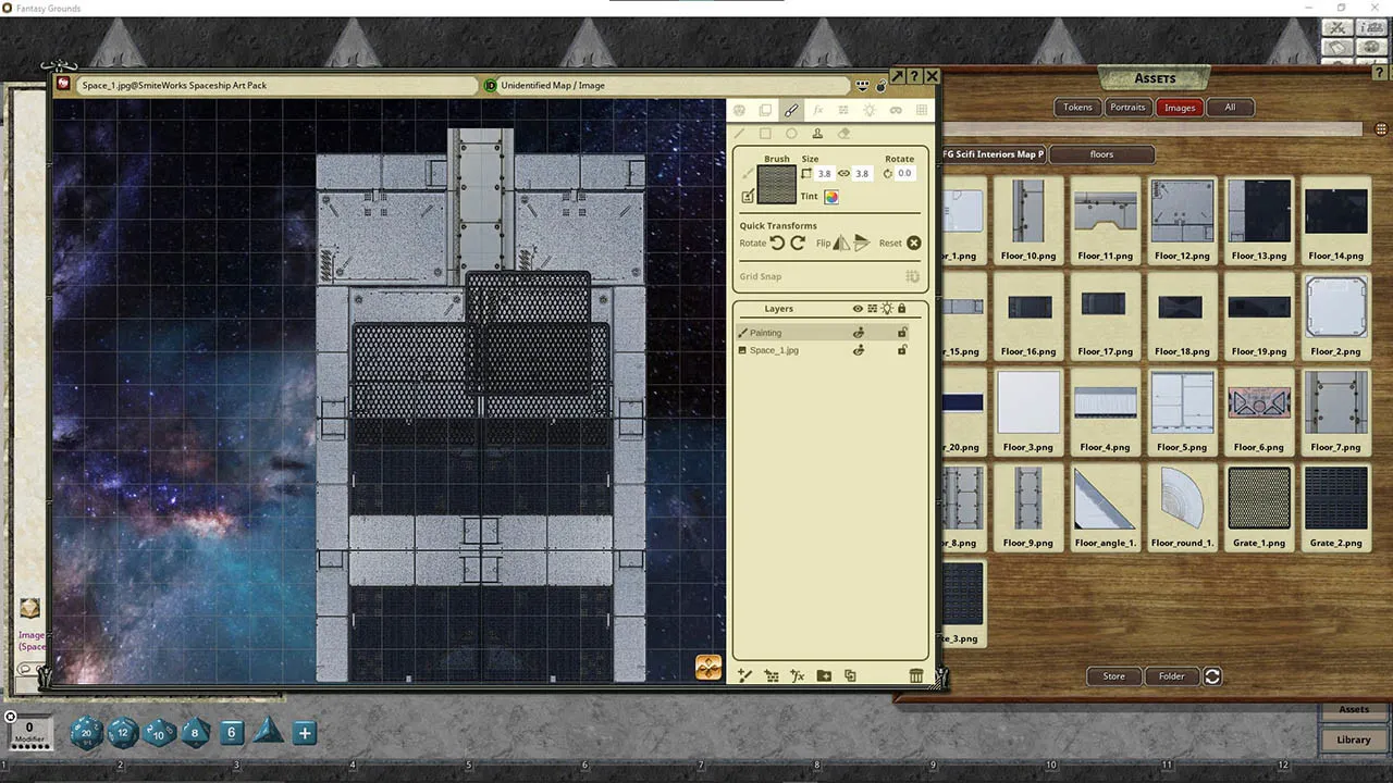 Fantasy Grounds - Fantasy Grounds Scifi Interiors Map Pack Screenshot 1