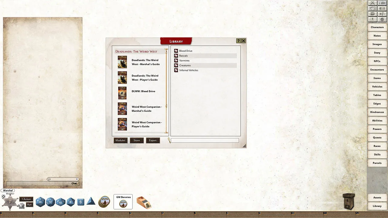 Fantasy Grounds - Deadlands: Blood Drive Screenshot 0