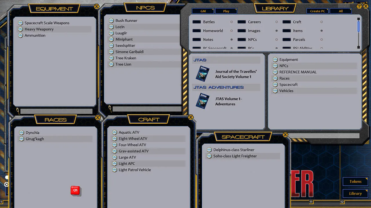 Fantasy Grounds - Journal of the Travellers' Aid Society Volume 1 Screenshot 3