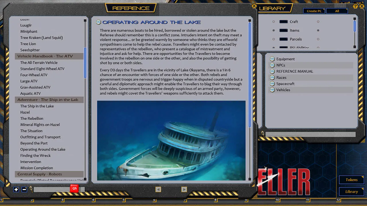 Fantasy Grounds - Journal of the Travellers' Aid Society Volume 1 Screenshot 5