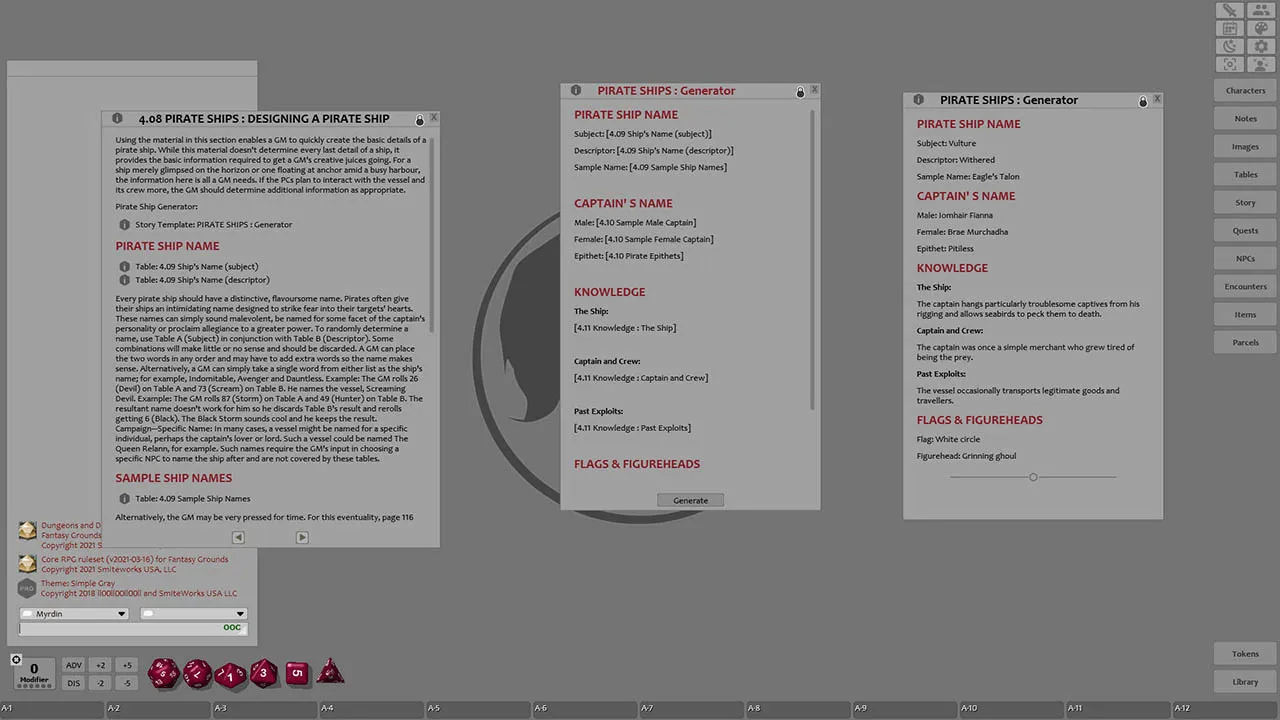 Fantasy Grounds - GM'S Miscellany: Wilderness Dressing Screenshot 1