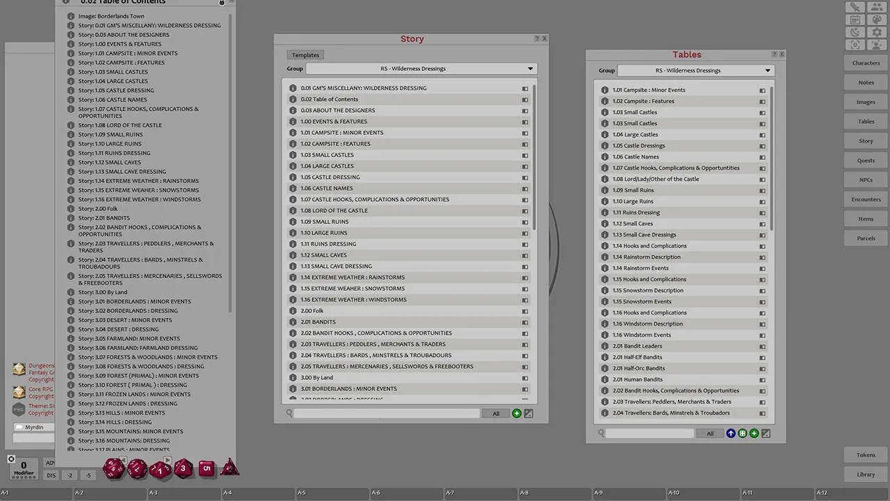 Fantasy Grounds - GM'S Miscellany: Wilderness Dressing Screenshot 4