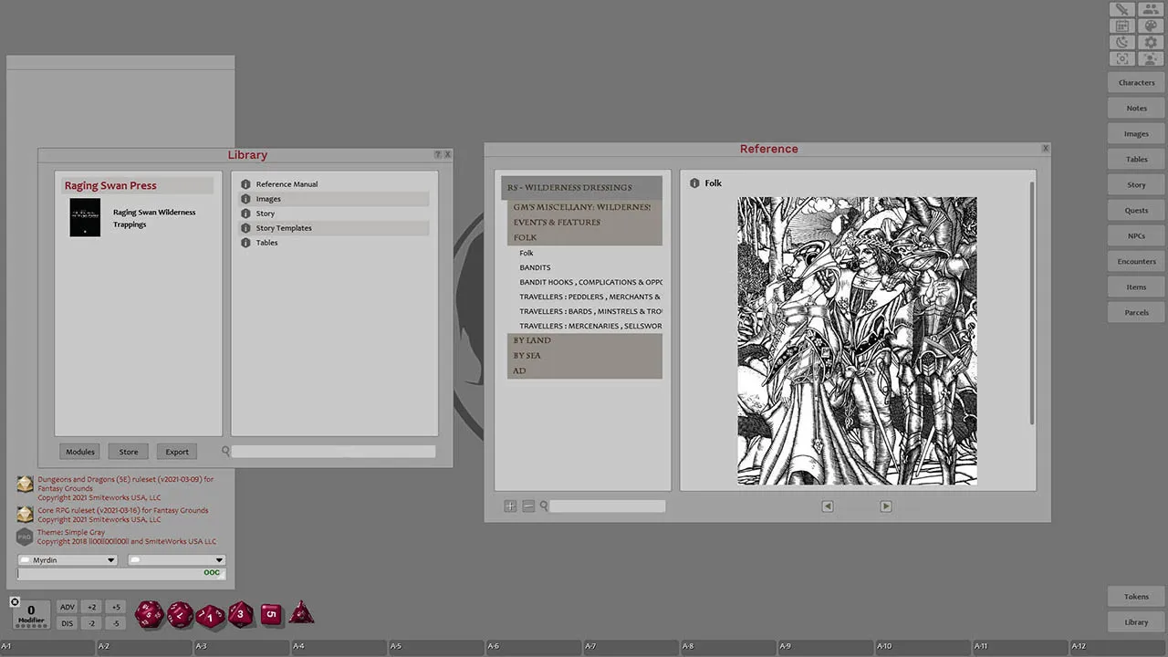 Fantasy Grounds - GM'S Miscellany: Wilderness Dressing Screenshot 2