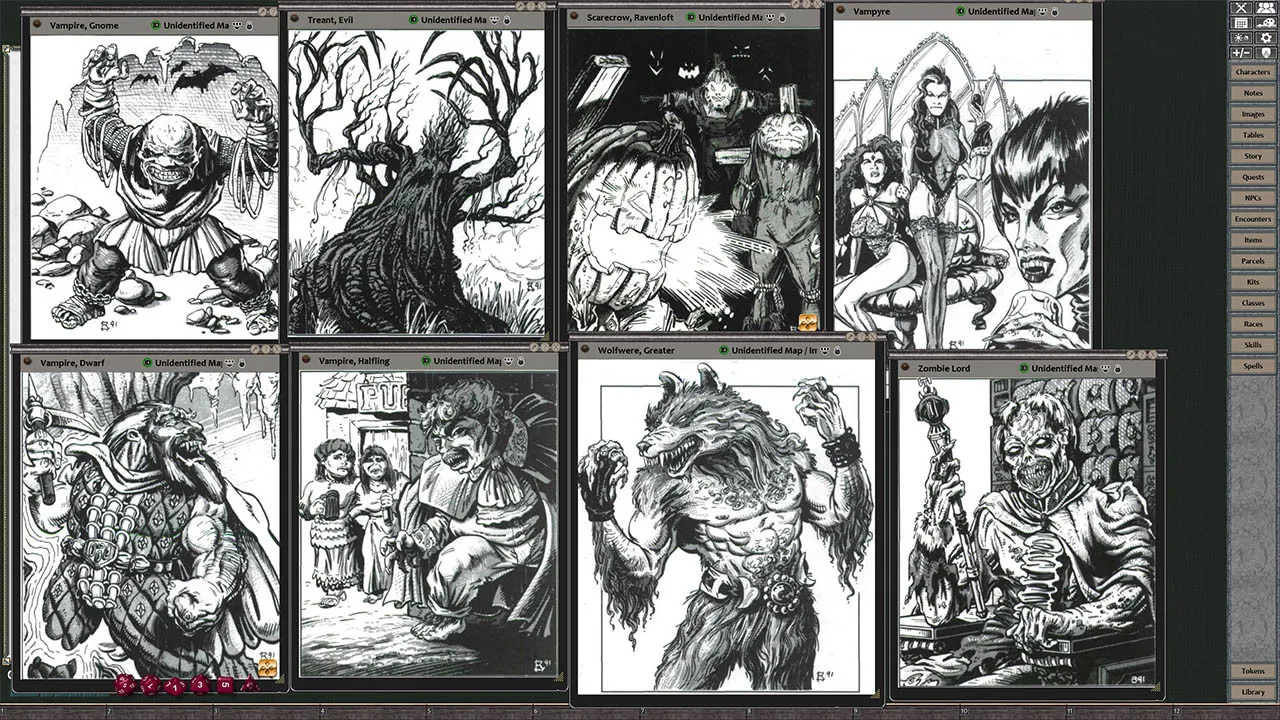 Fantasy Grounds - D&D Classics: MC10 Monstrous Compendium Ravenloft Appendix (2E) Screenshot 2