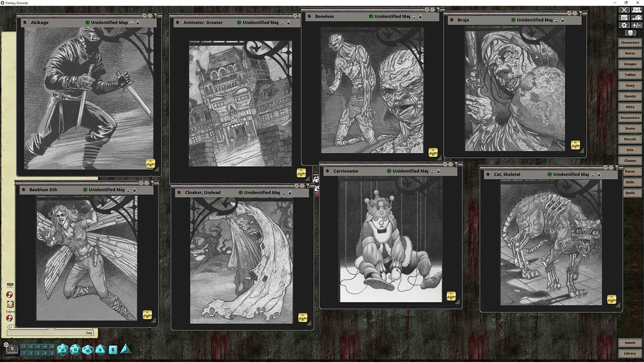 Fantasy Grounds - Monstrous Compendium - Ravenloft Appendix III (2E) Screenshot 0