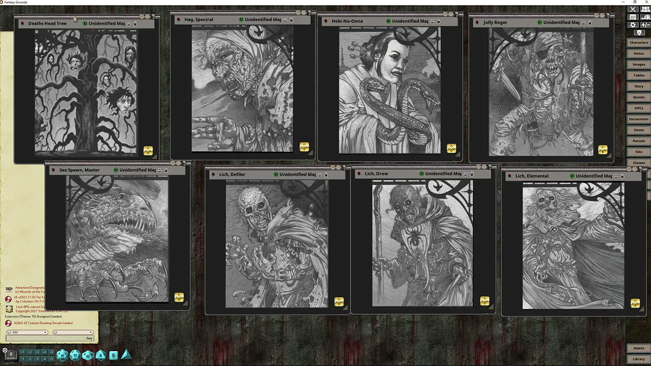 Fantasy Grounds - Monstrous Compendium - Ravenloft Appendix III (2E) Screenshot 4