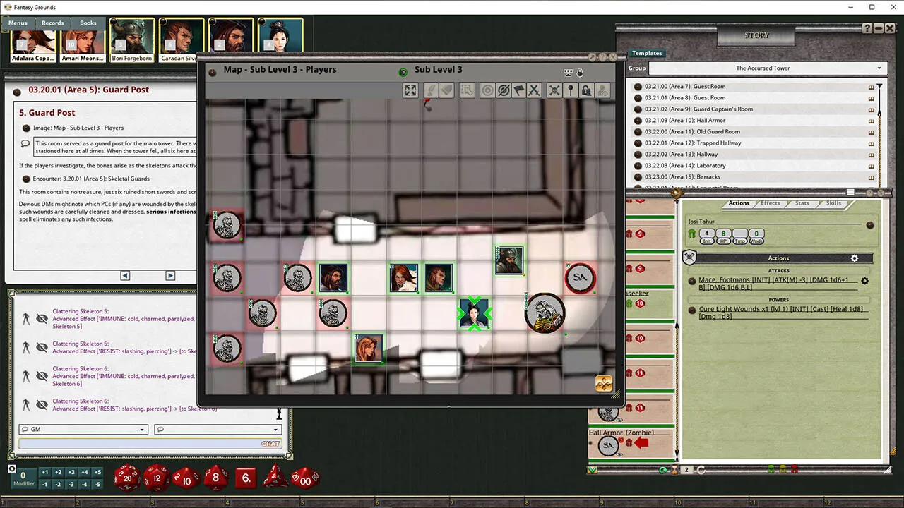 Fantasy Grounds - D&D Classics: The Accursed Tower (2E) Screenshot 5