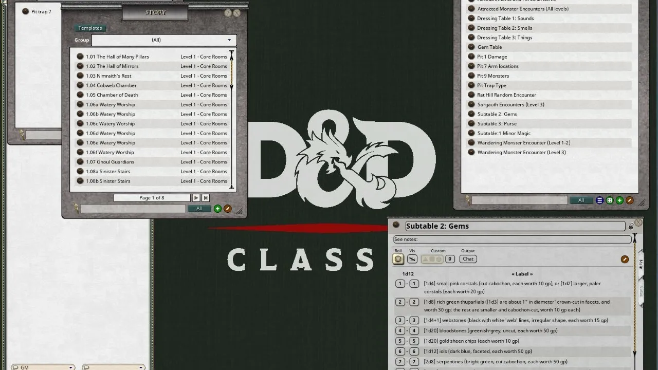 Fantasy Grounds - D&D Classics: The Ruins of Undermountain (2E) Screenshot 2